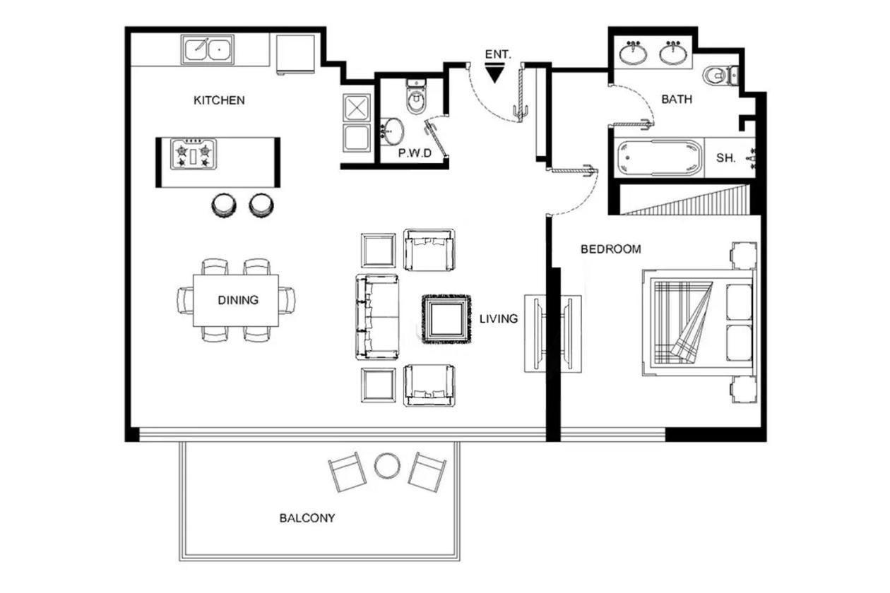 Lux - The Bluewater Island Suite Dubai Exterior foto